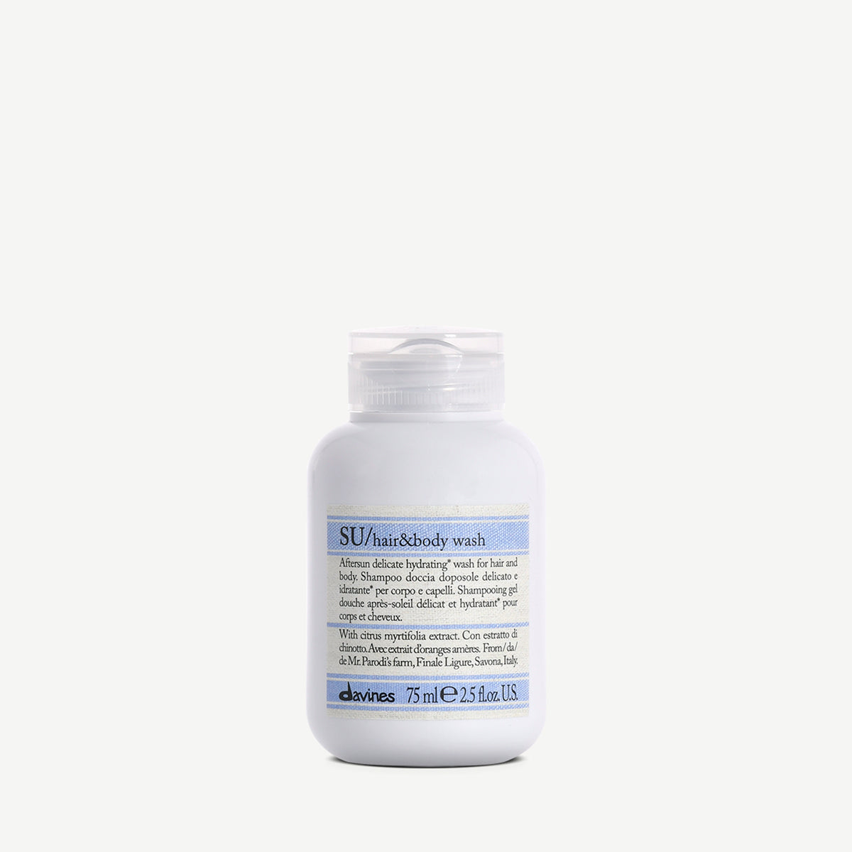 Davines SU Hair & Body Wash 75 ml