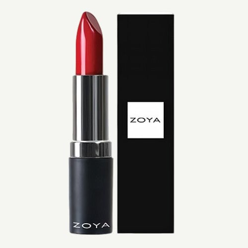 Zoya France Red Lipstick with a bold, creamy red formula for a long-lasting, vibrant look.